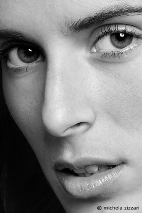 black and white portrait ph. Michela Zizzari