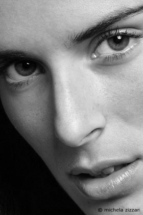 black and white portrait ph. Michela Zizzari