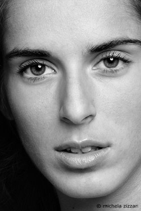 black and white portrait ph. Michela Zizzari