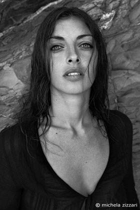 black and white portrait ph. Michela Zizzari