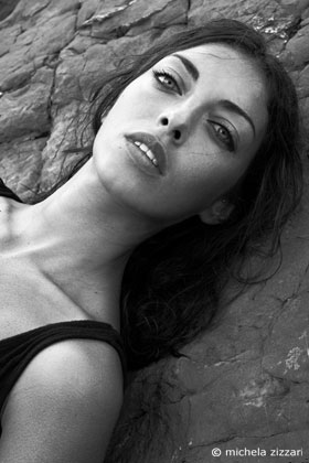 black and white portrait ph. Michela Zizzari