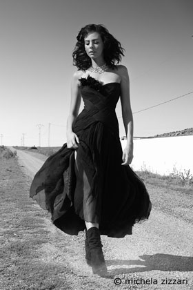 black and white portrait ph. Michela Zizzari