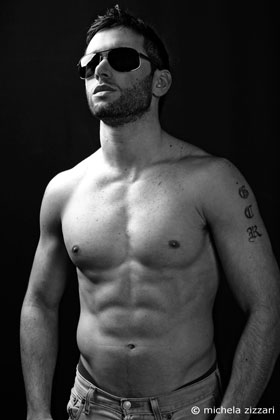 black and white portrait ph. Michela Zizzari
