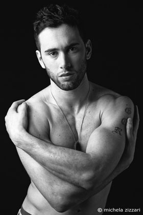 black and white portrait ph. Michela Zizzari