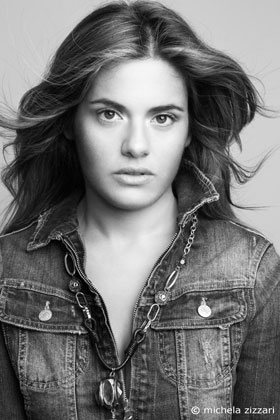 black and white portrait ph. Michela Zizzari