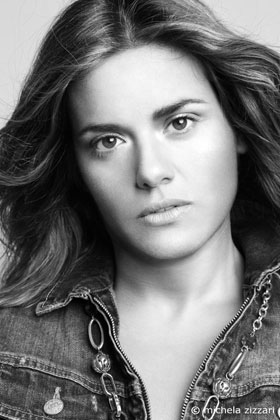 black and white portrait ph. Michela Zizzari