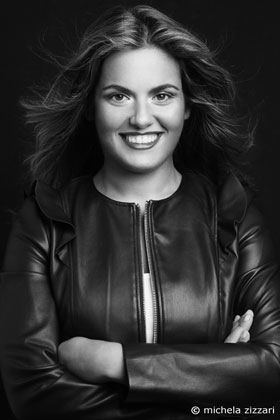 black and white portrait ph. Michela Zizzari