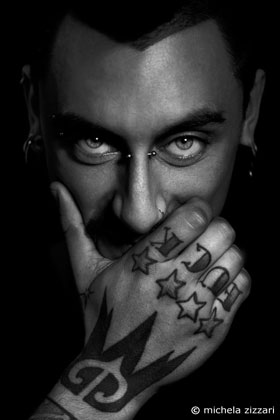black and white portrait ph. Michela Zizzari